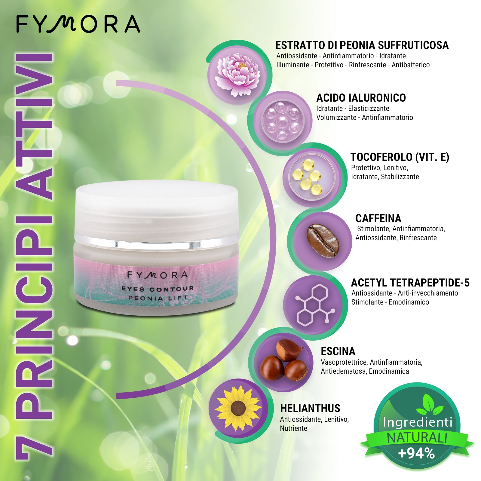 Peonia Lift Contorno occhi idratante anti-age