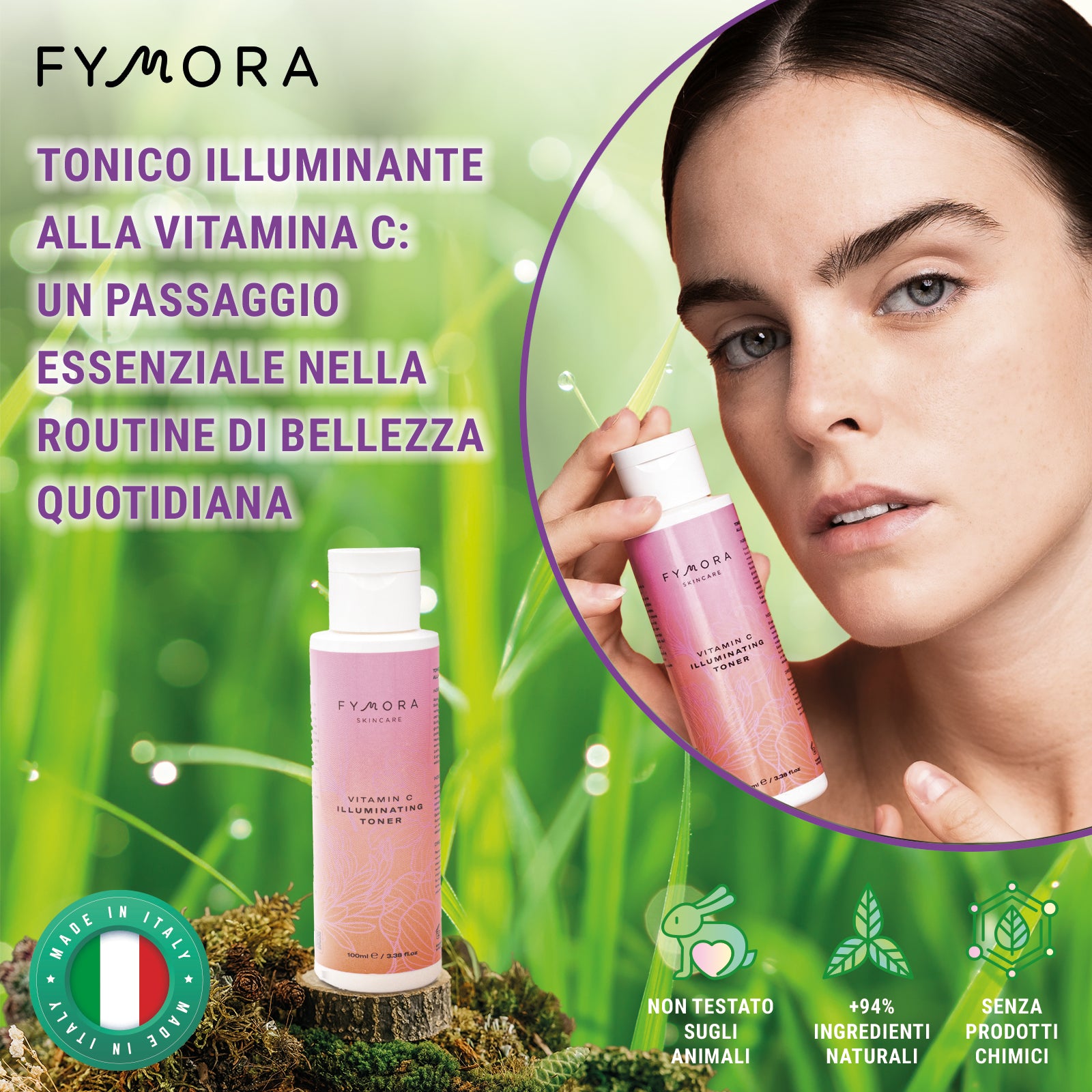 Tonico illuminante alla vitamina C