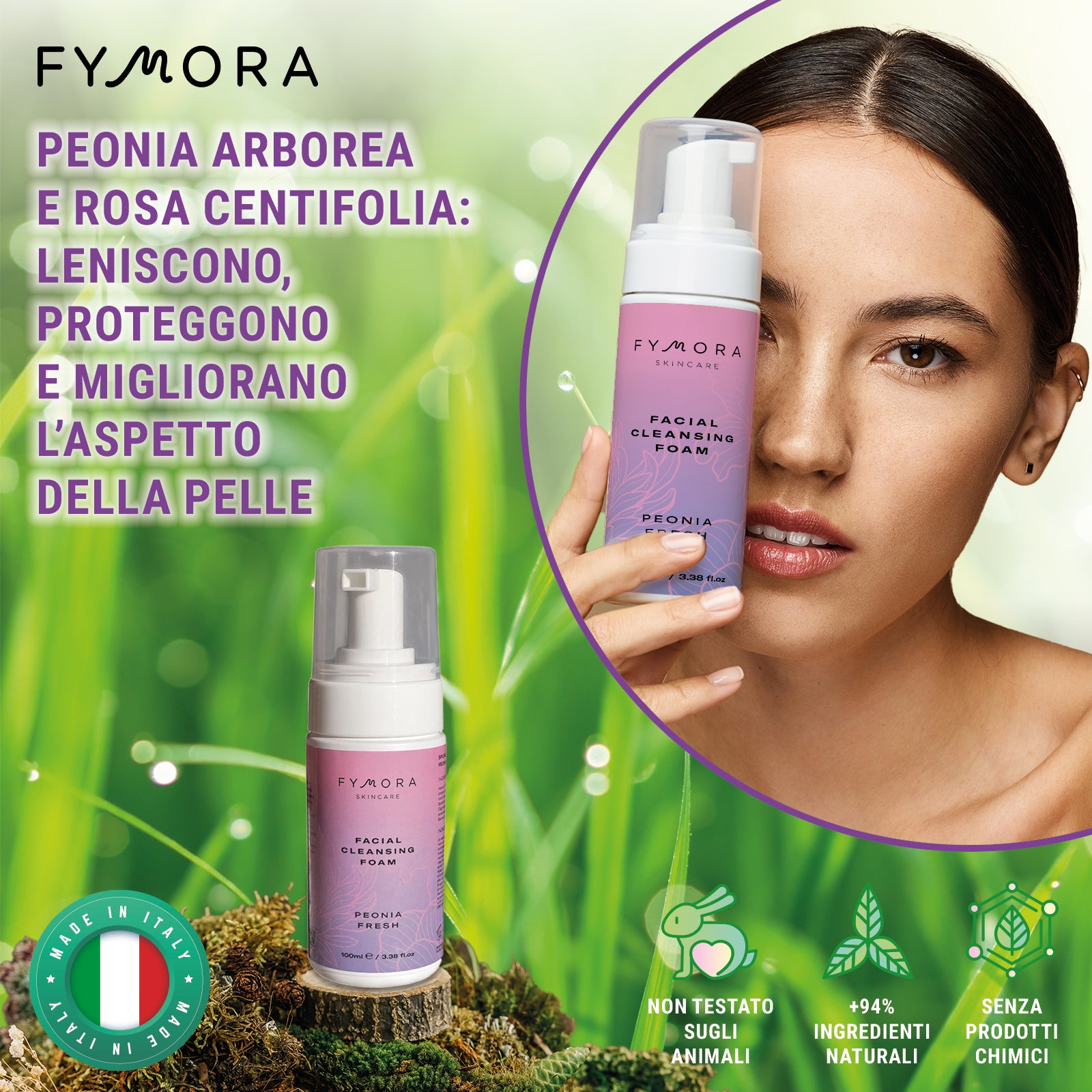 Mousse Detergente Peonia Fresh