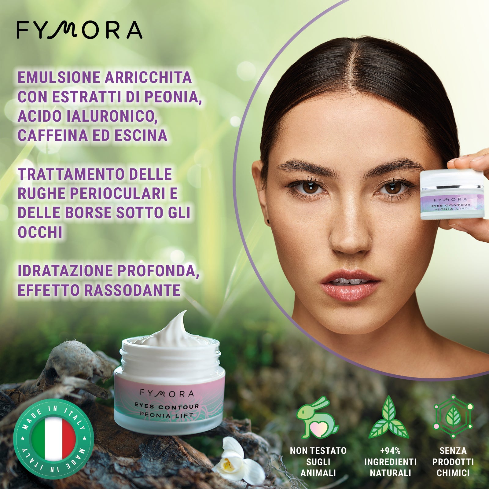 Peonia Lift Contorno occhi idratante anti-age